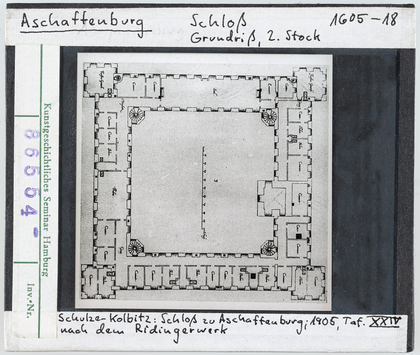 Vorschaubild Aschaffenburg: Schloss, Grundriss 2. Stock 